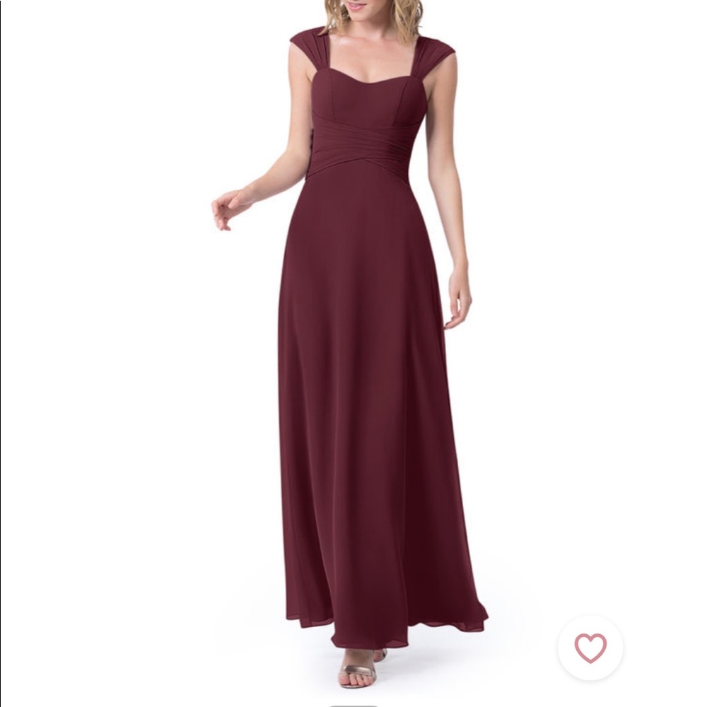 Azazie Becki Cabernet Dress. Never been worn!